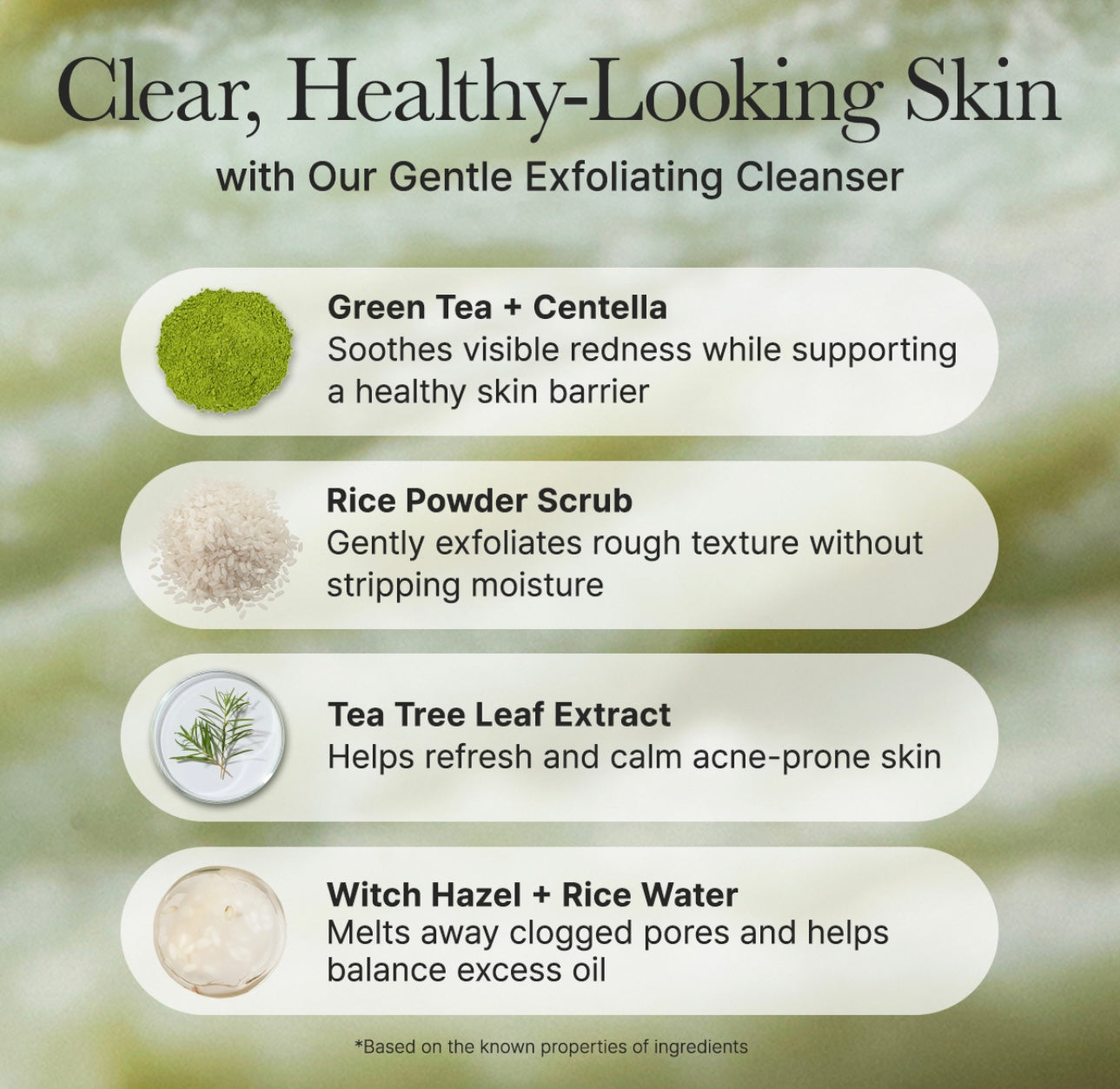Arencia Fresh Green Rice Mochi Cleanser 120g
