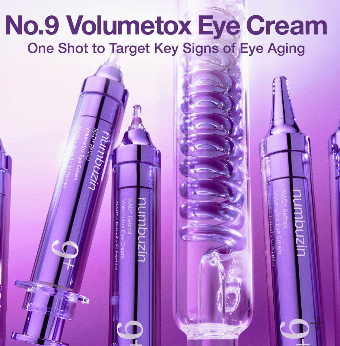 Numbuzin, No.9 NAD+ Retinol Volumetox Eye Cream 10ml