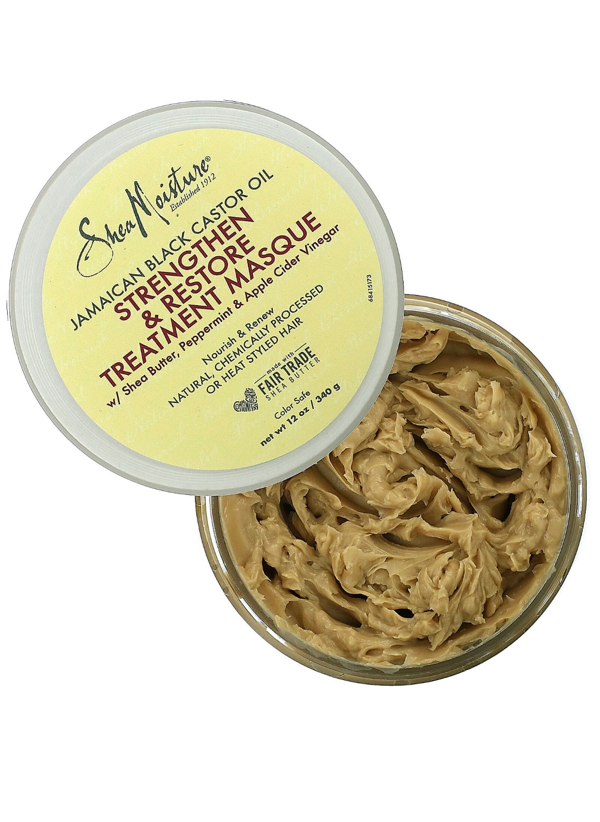 Shea Moisture, Strengthen & Restore Hair Treatment Mask Jamaican Black Castor Oil Silicone and Sulphate Free 355 ml