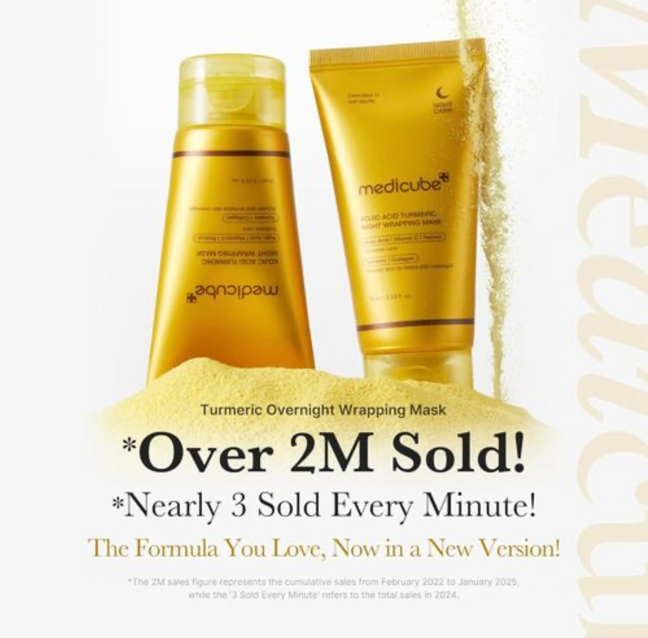 MEDICUBE Kojic Acid Turmeric Night Wrapping Mask 75ml
