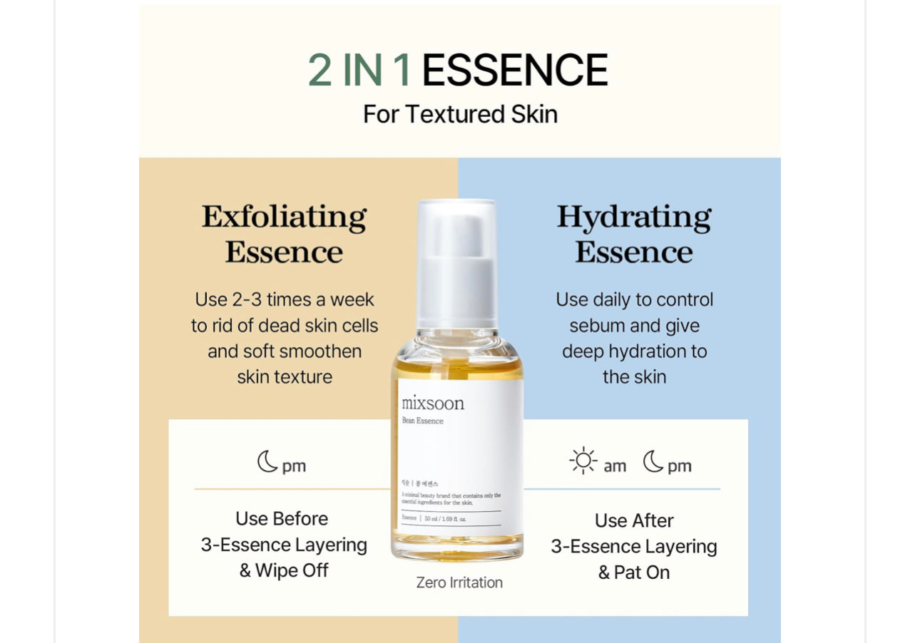 Mixsoon, Bean Essence 50ml