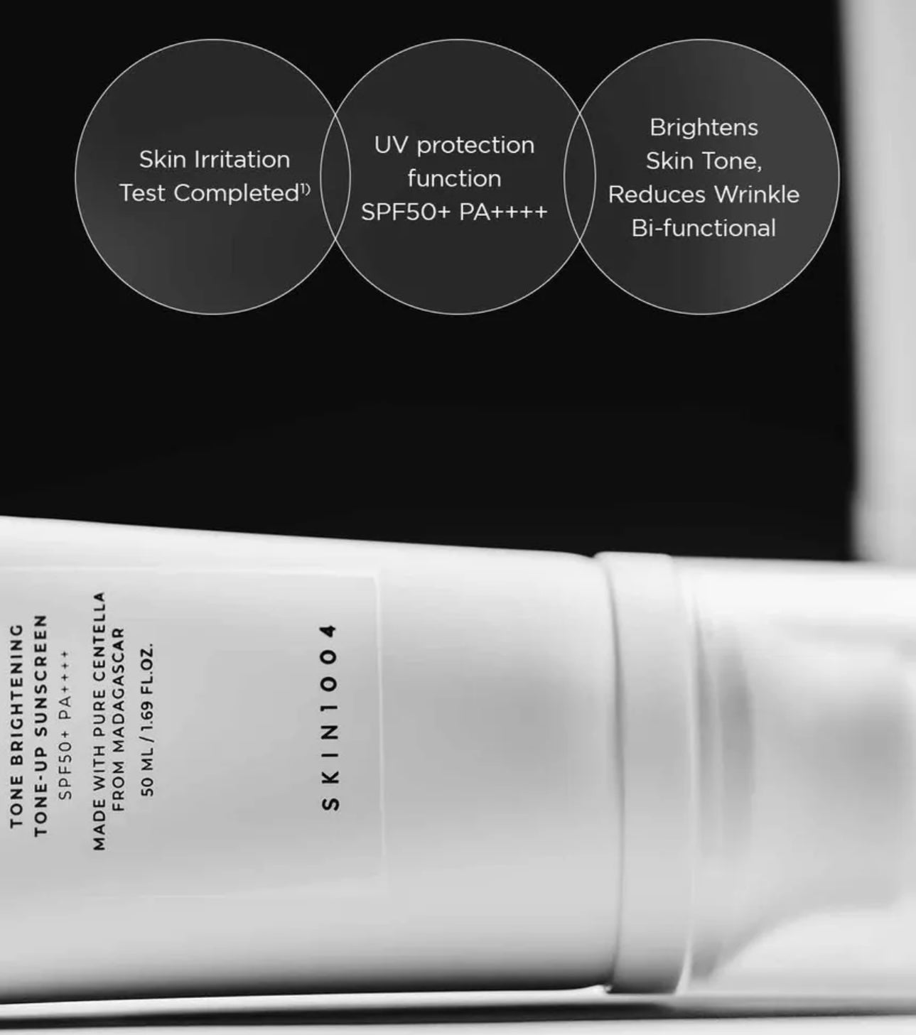 SKIN1004, MADAGASCAR CENTELLA TONE BRIGHTENING TONE-UP SUNSCREEN 50ML