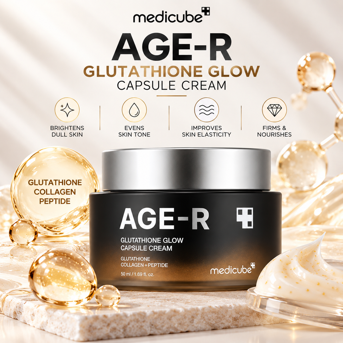 medicube - AGE-R Glutathione Glow Capsule Cream