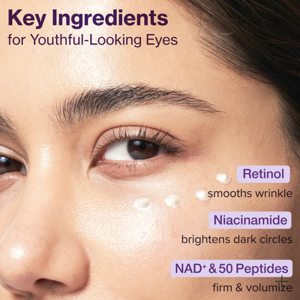 Numbuzin, No.9 NAD+ Retinol Volumetox Eye Cream 10ml