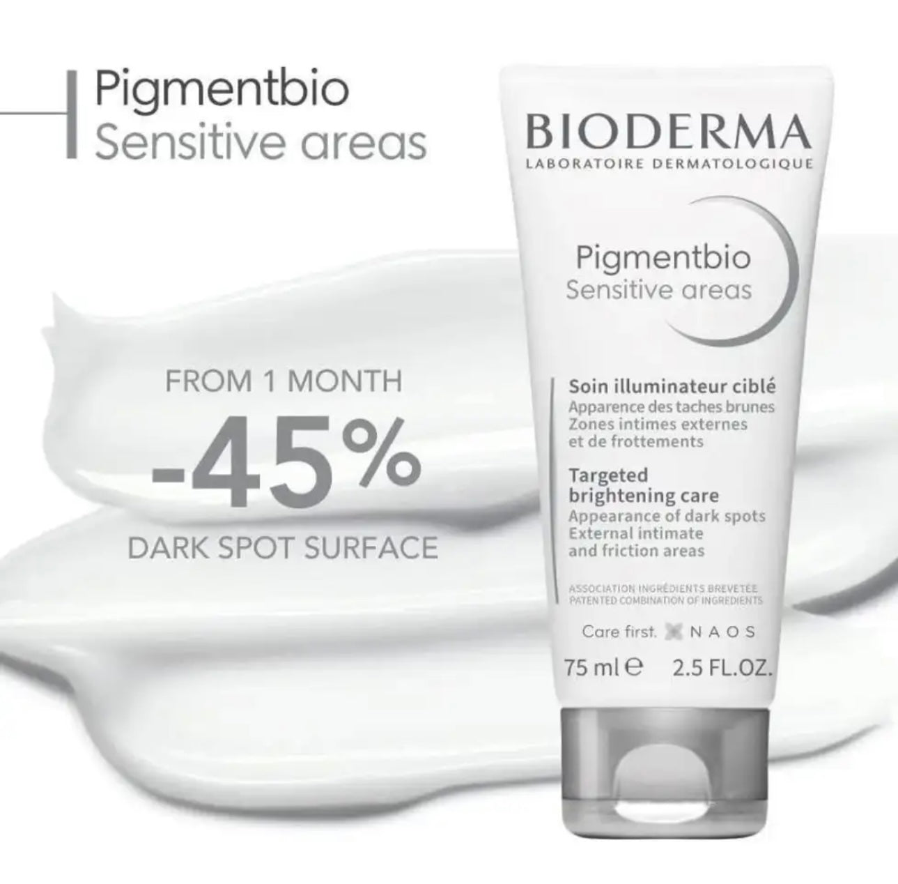 Bioderma Pigmentbio Sensitive Areas Cream – 75ml