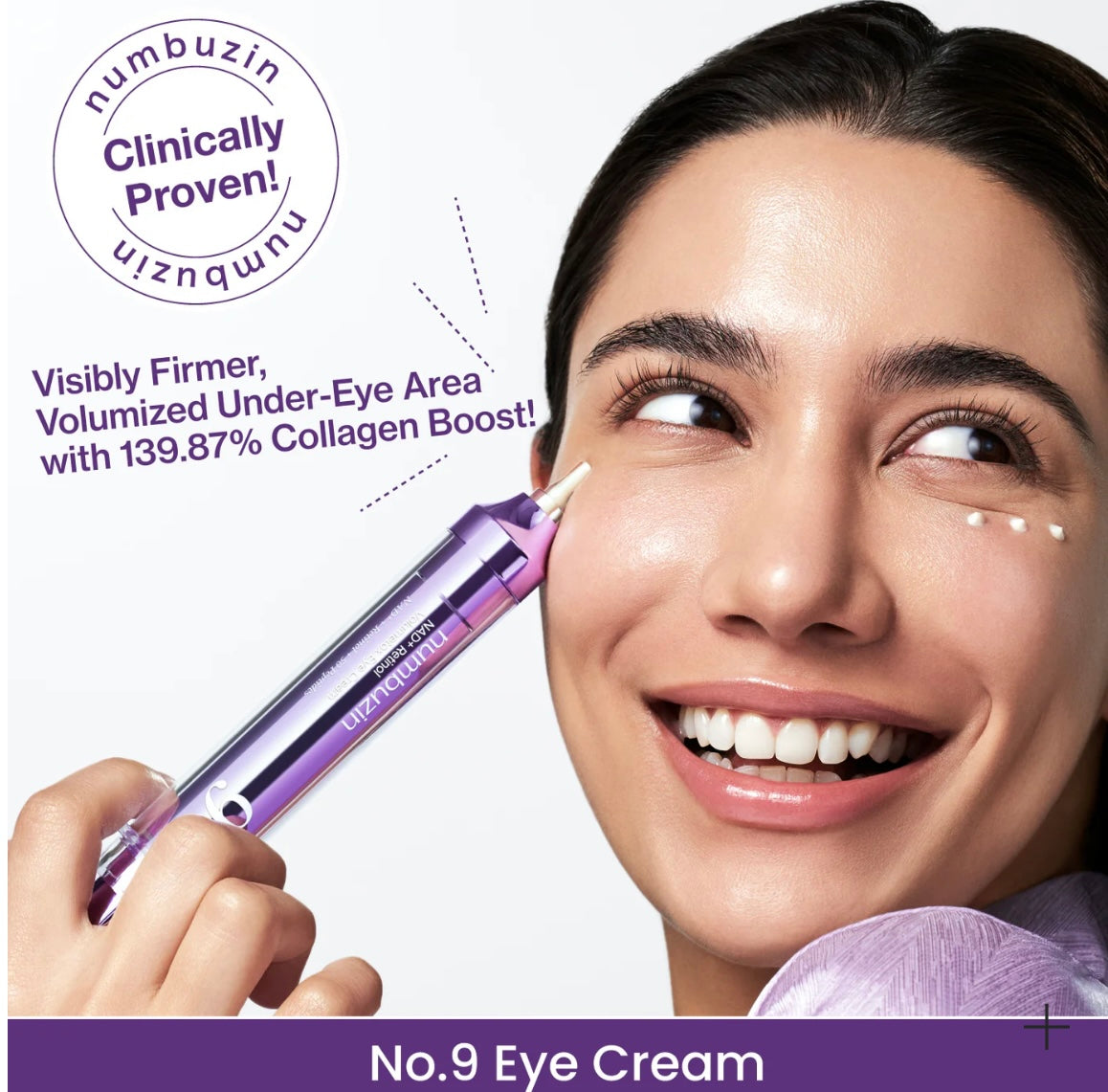 Numbuzin, No.9 NAD+ Retinol Volumetox Eye Cream 10ml