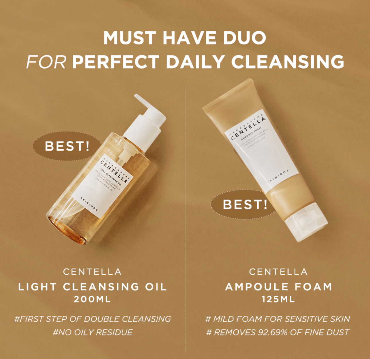 Skin1004, Double Cleansing Duo