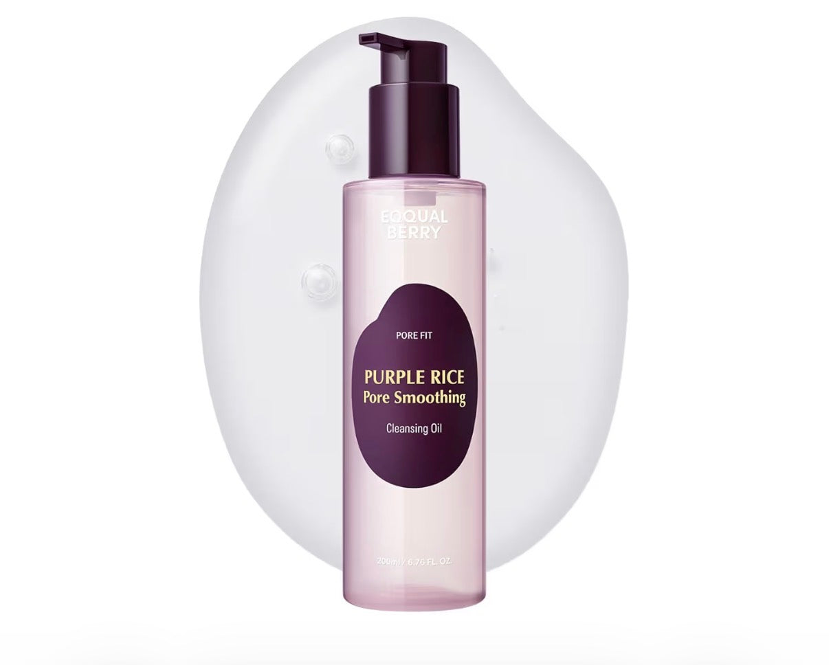 EQQUALBERRY Purple Rice Pore Softening Oil, (200 ml)