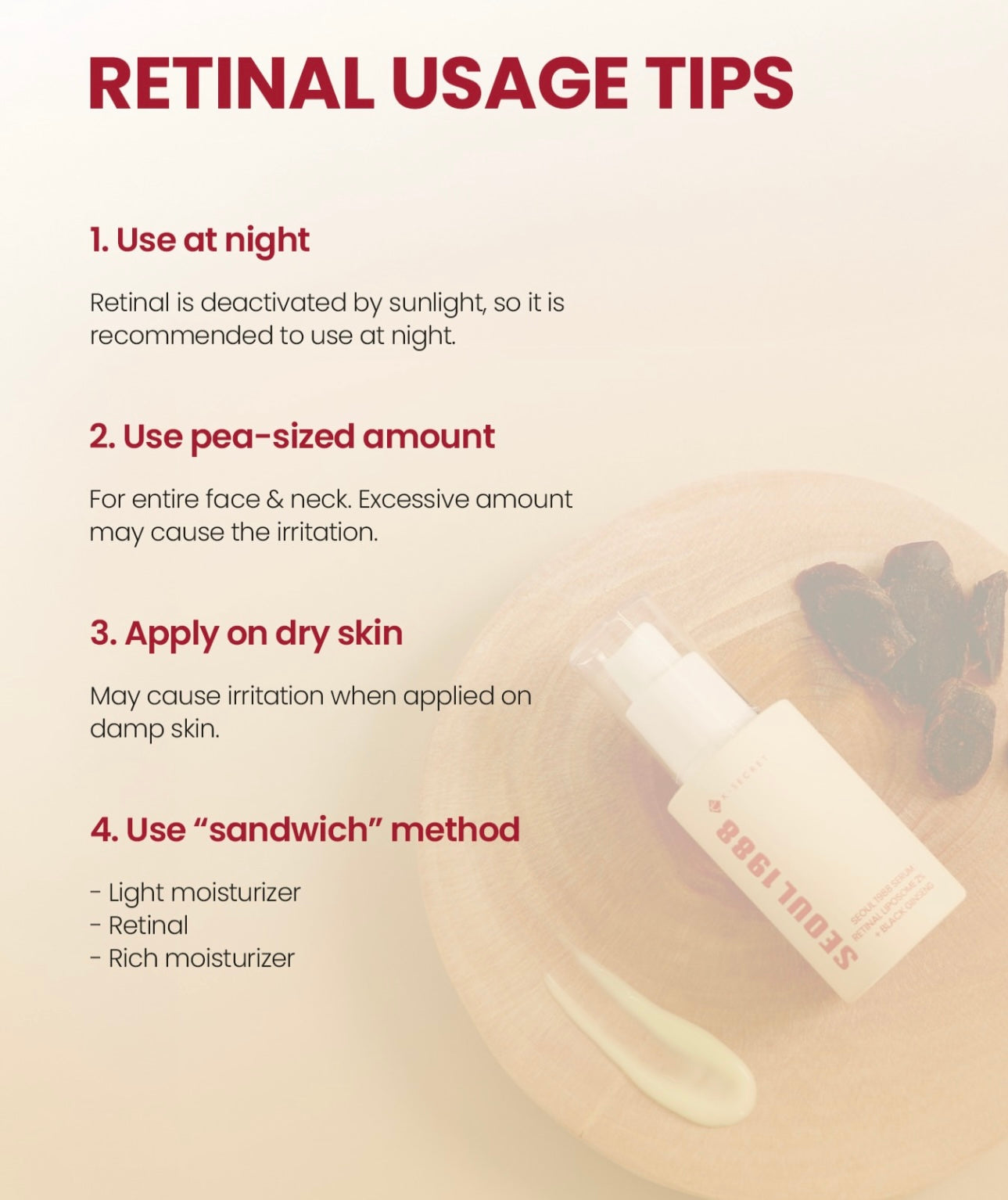 KSECRET - SEOUL 1988, Serum Retinal Liposome 2% + Black Ginseng - 30ml