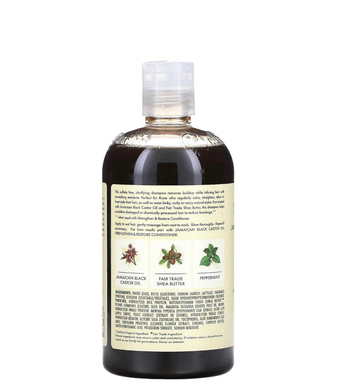 Shea Moisture, Strengthen & Restore Shampoo Jamaican Black Castor Oil Sulphate Free Shampoo 473ml