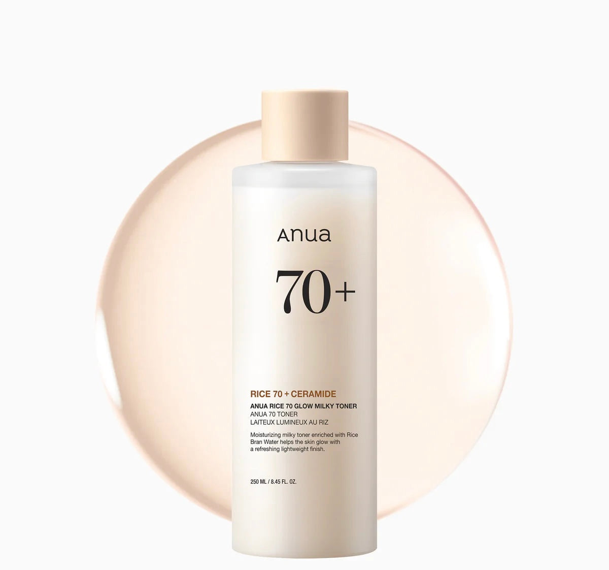 Anua, Rice 70 Glow Milky Toner 250ml