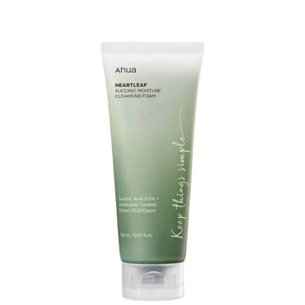 Anua, Heartleaf Succinic Moisture Cleansing Foam 150ml