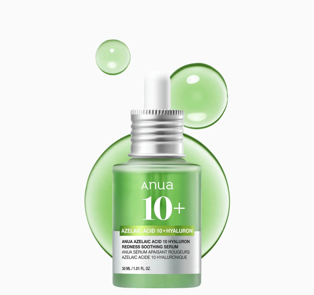 Anua, Azelaic Acid 10 Hyaluron Redness Soothing Serum