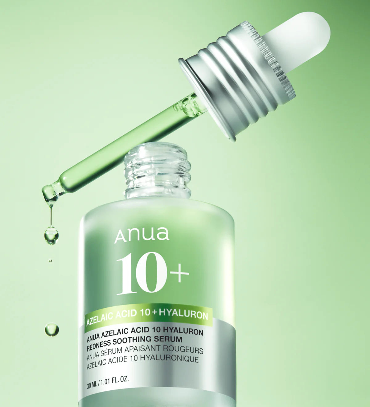 Anua, Azelaic Acid 10 Hyaluron Redness Soothing Serum