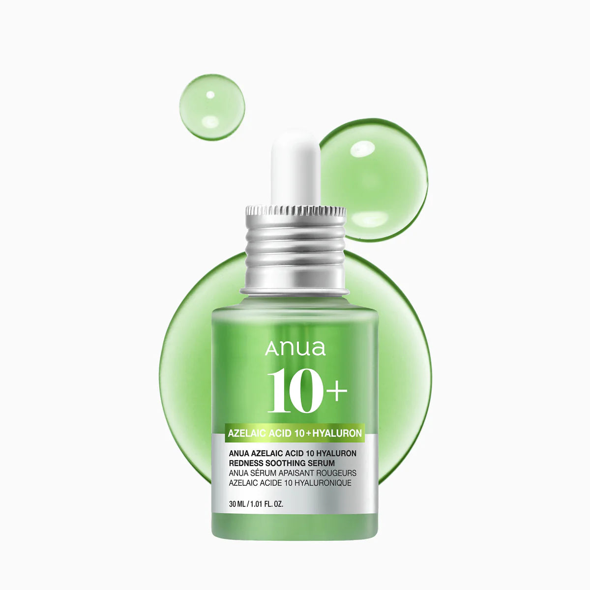 Anua, Azelaic Acid 10 Hyaluron Redness Soothing Serum