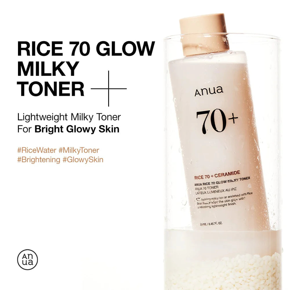 Anua, Rice 70 Glow Milky Toner 250ml
