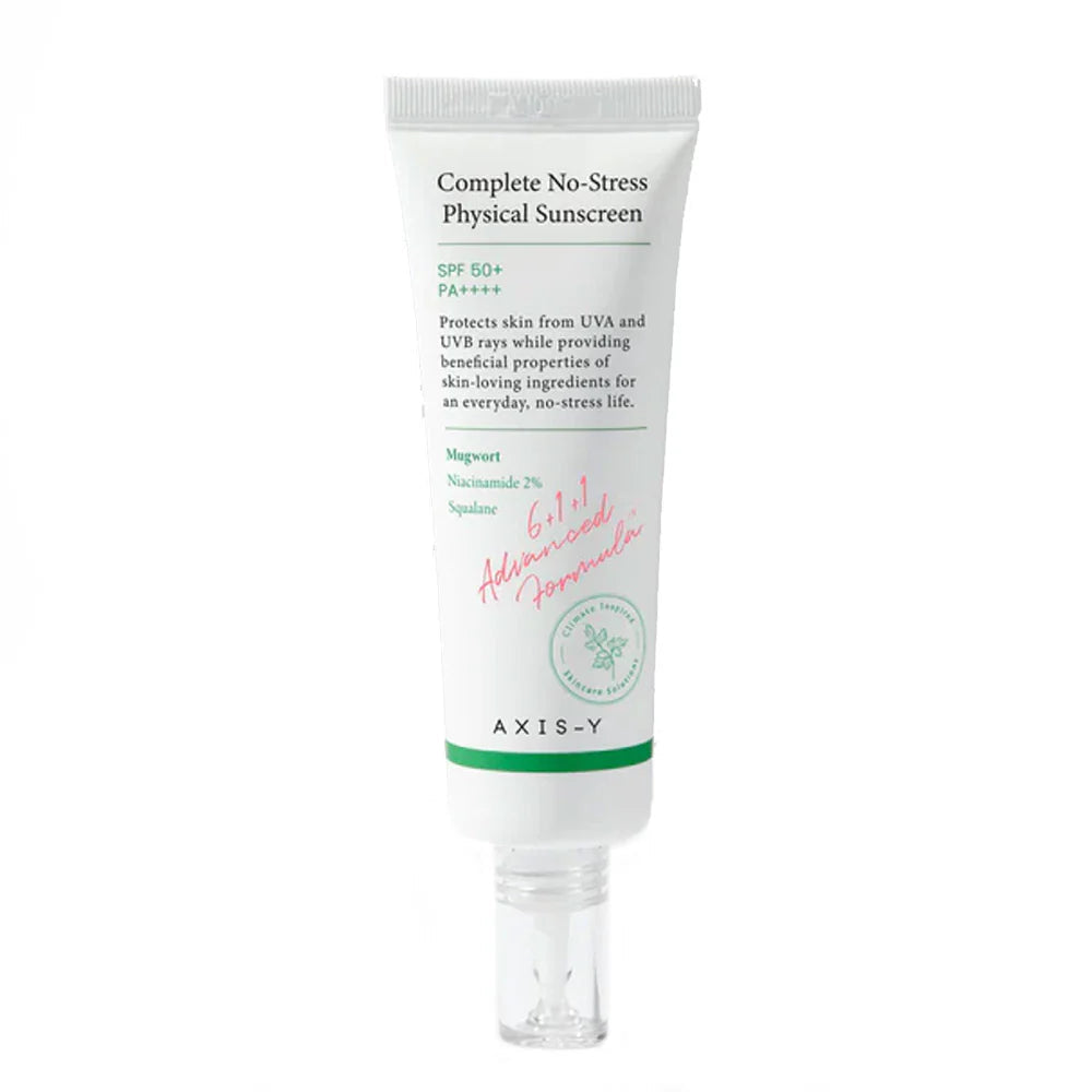 Axis-Y, Complete No-Stress Physical Sunscreen SPF 50+ PA++++ 50ml