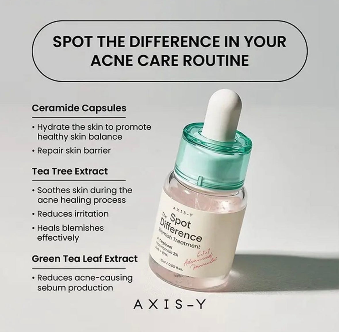Axis Y, Spot Difference Blemish Treatment Gel 15ml