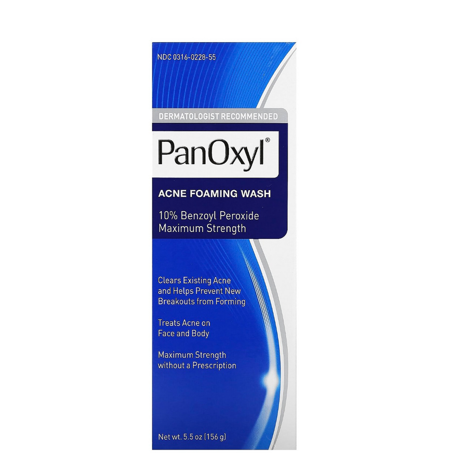 PanOxyl, 10% Acne Foaming Wash 156g
