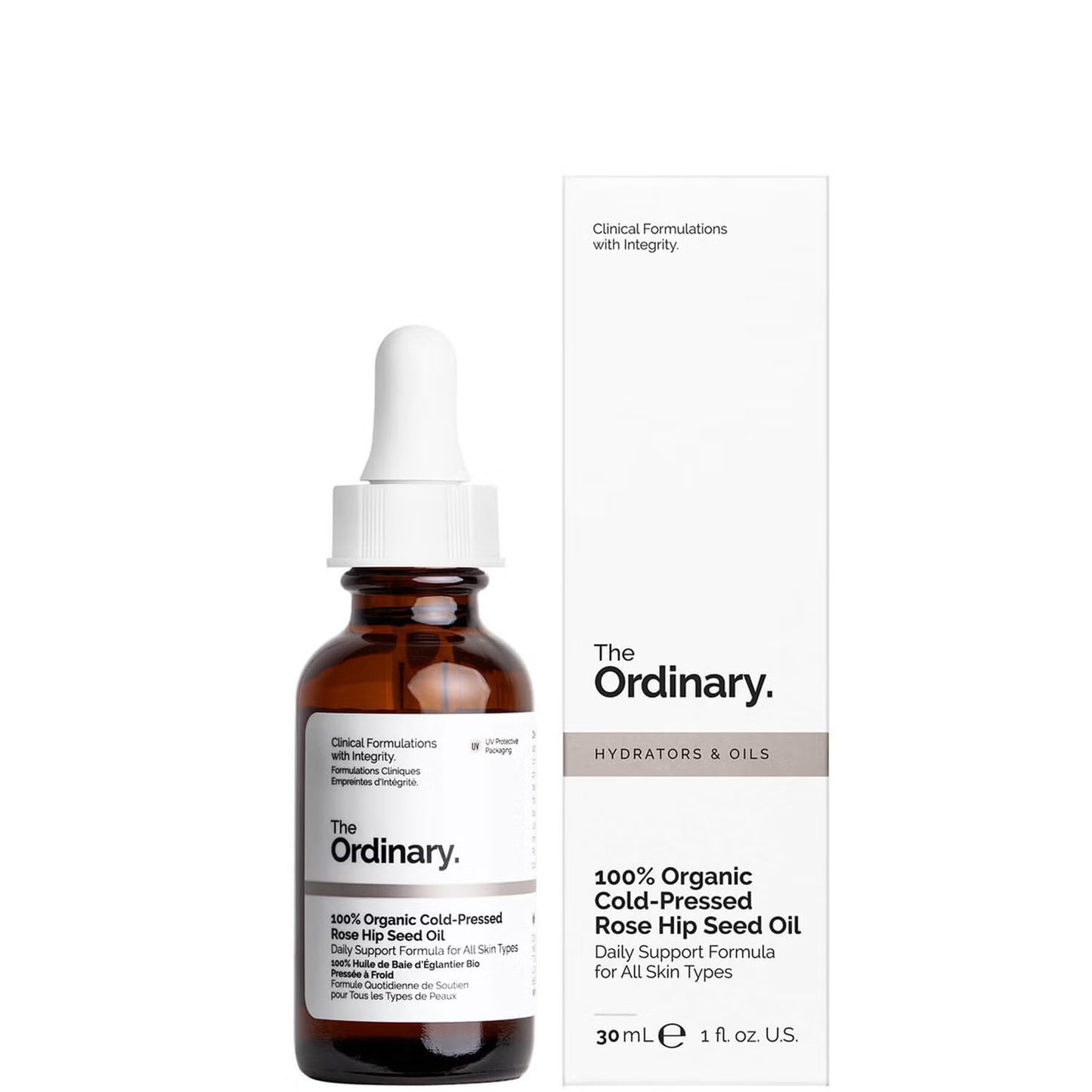 The Ordinary, 100% Organic Cold-Pressed Rose Hip Seed Oil 30ml
