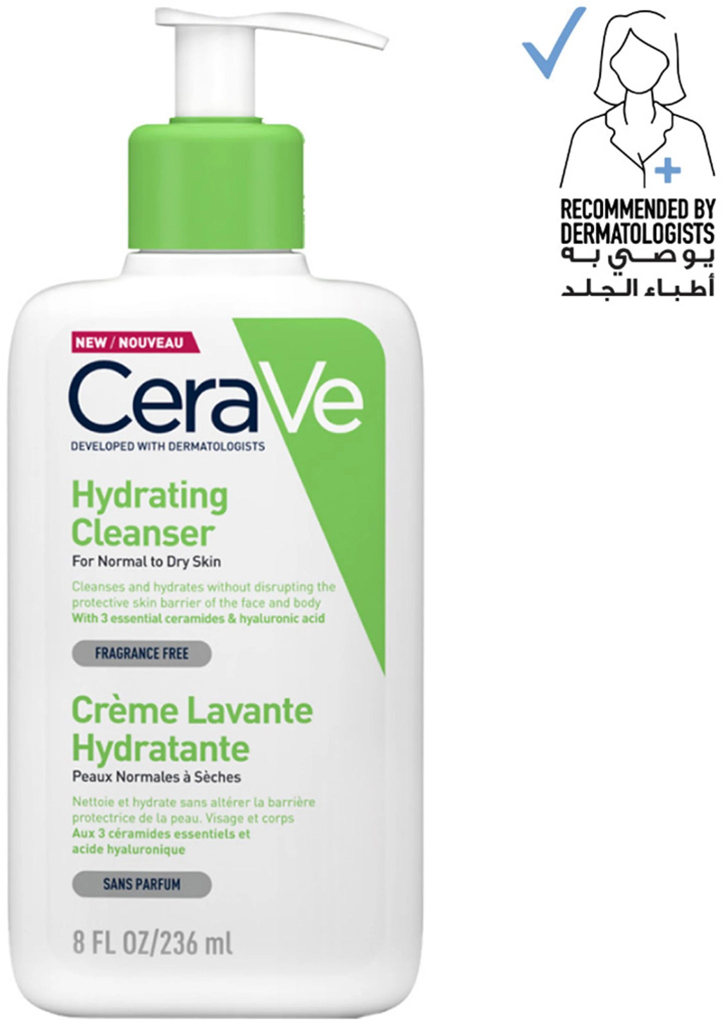 Cerave, Hydrating Cleanser 236ml