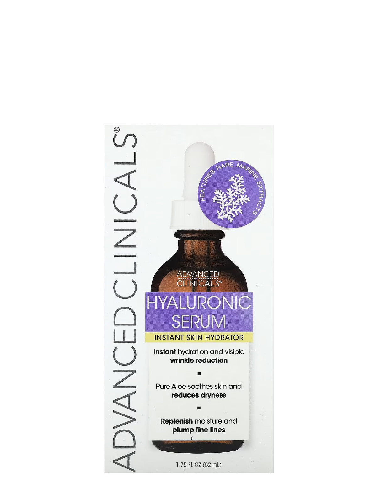 Advanced Clinicals, Hyaluronic Serum 52ml