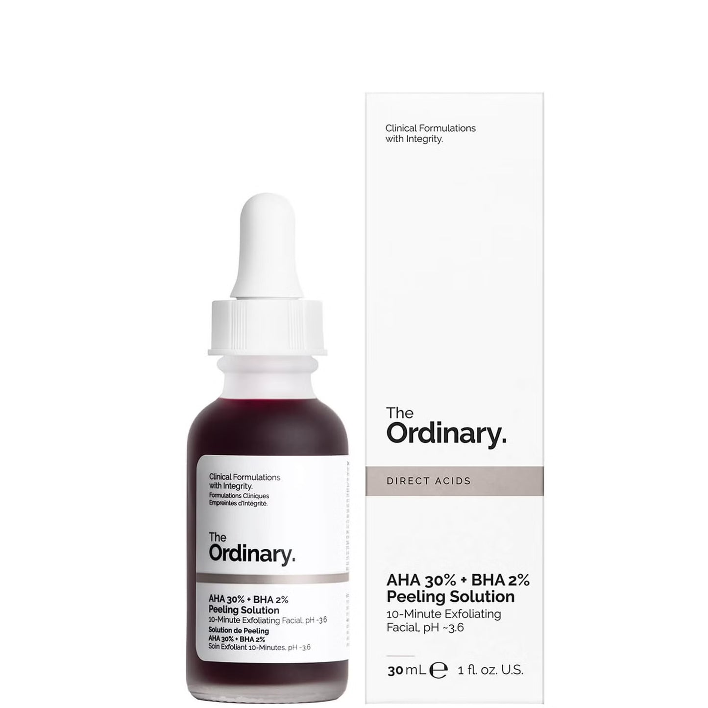 The Ordinary, AHA 30% + BHA 2% Peeling Solution 30ml