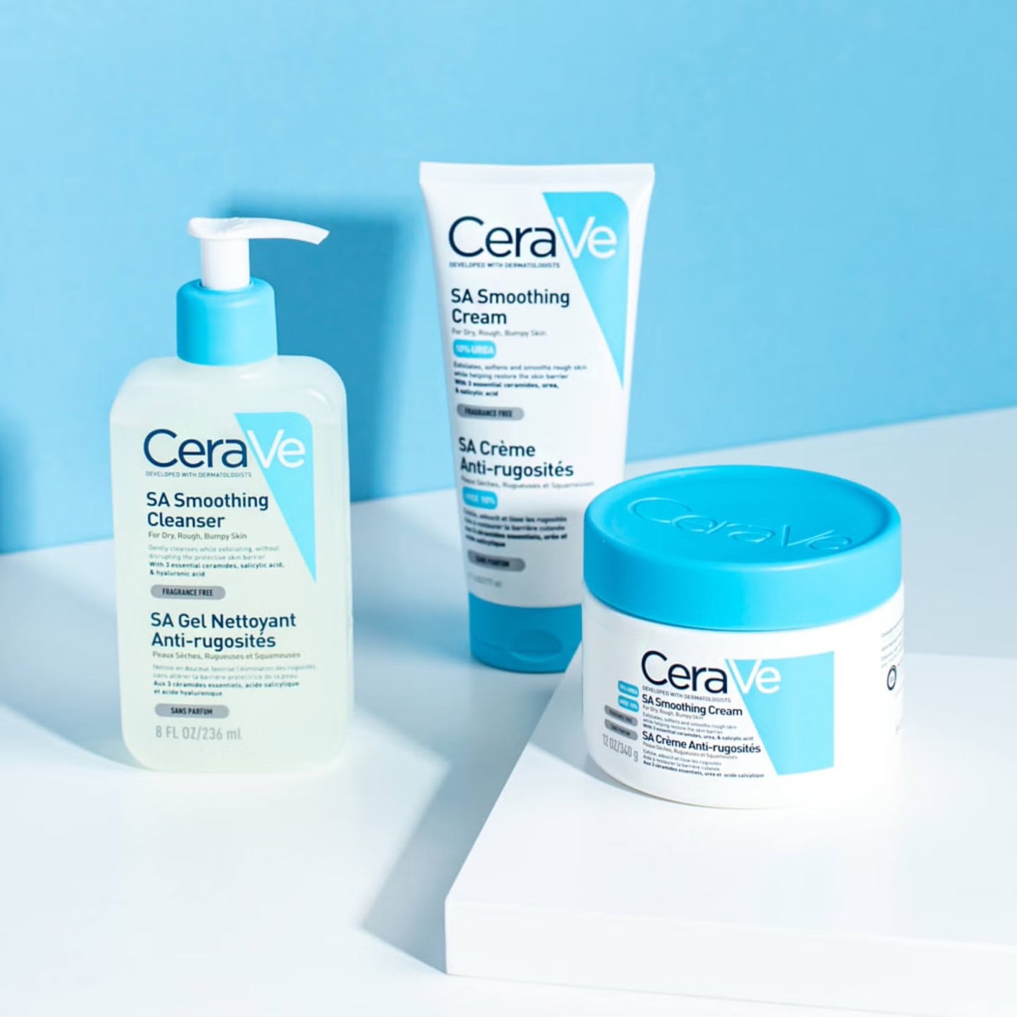 Cerave, SA Smoothing Cleanser for Dry, Rough & Bumpy Skin 236ml