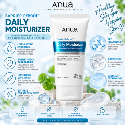 Anua- Barrier Reboot Daily Moisturizer 100ml
