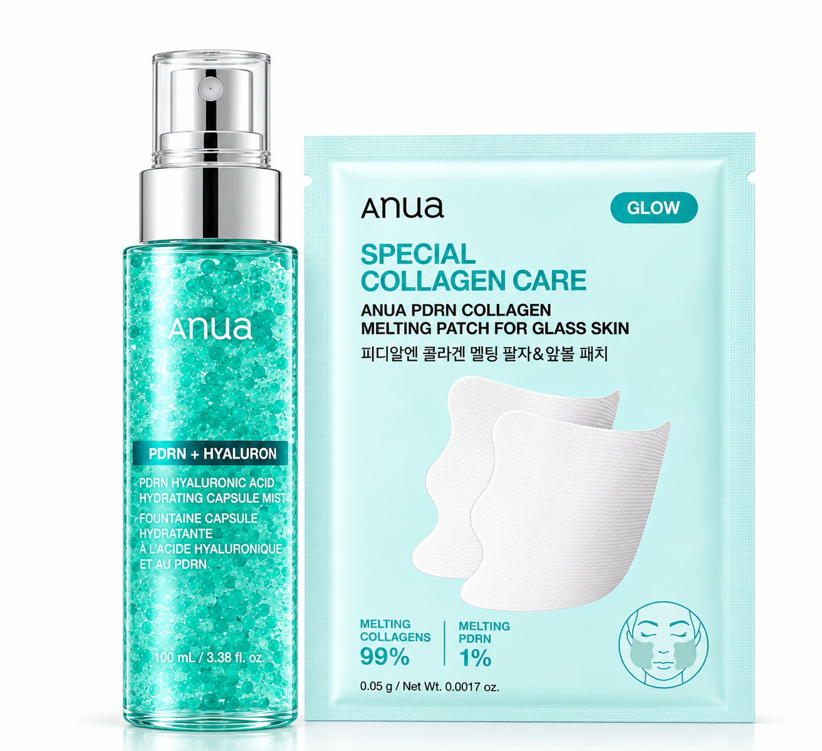 Anua PDRN + Hyaluron Hydrating Capsule Mist  set