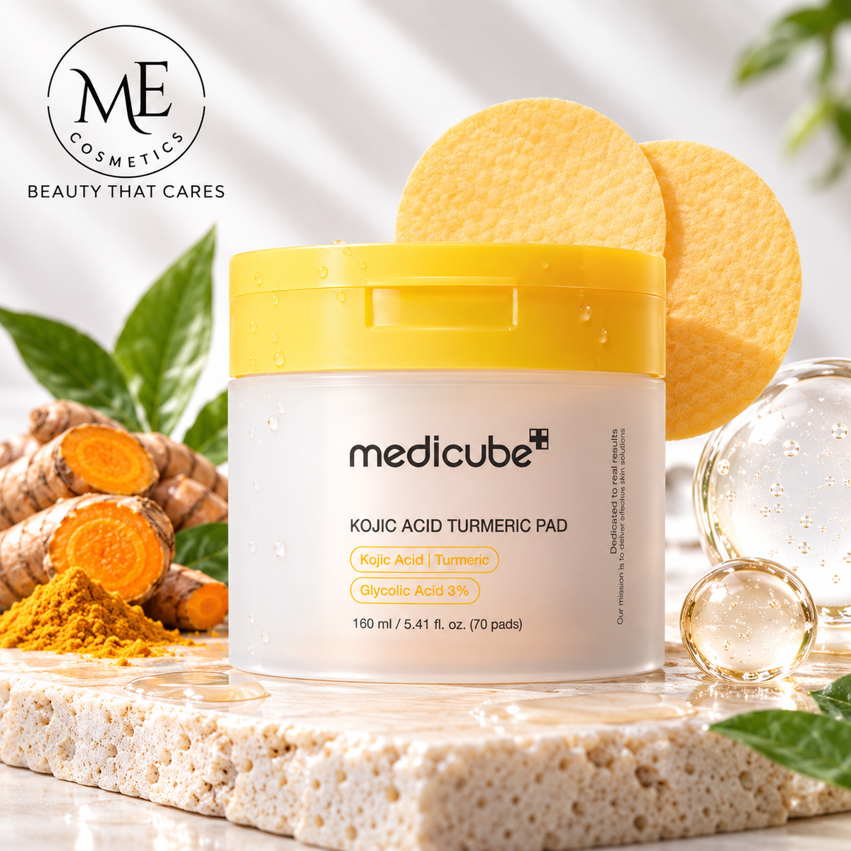 Medicube Kojic Acid Turmeric Pad