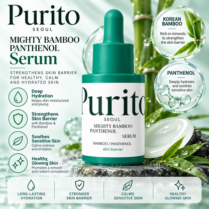 Purito Seoul Mighty Bamboo Panthenol Serum 🌿