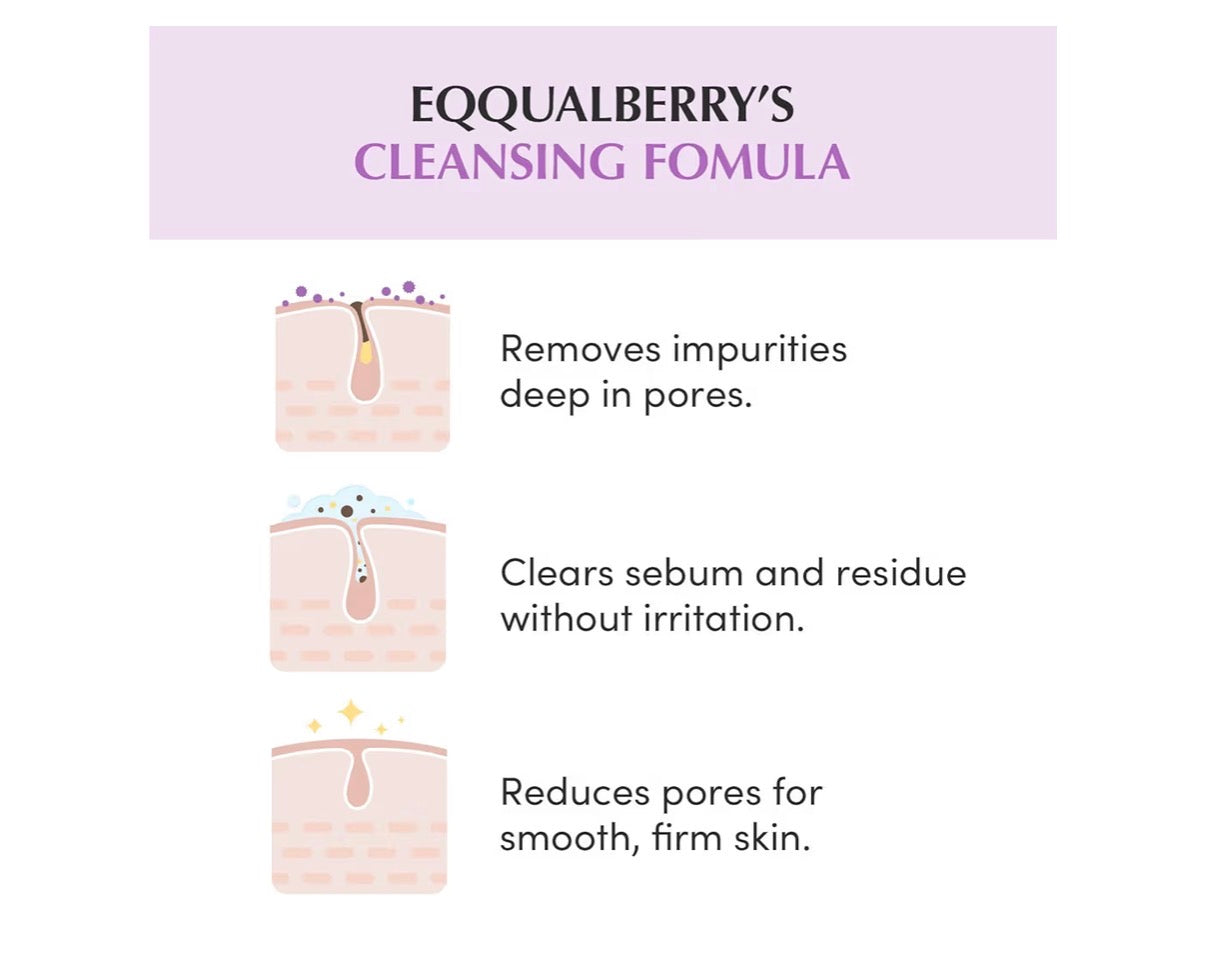 EQQUALBERRY, Purple Rice Pore Purifying Pack Cleanser 130g