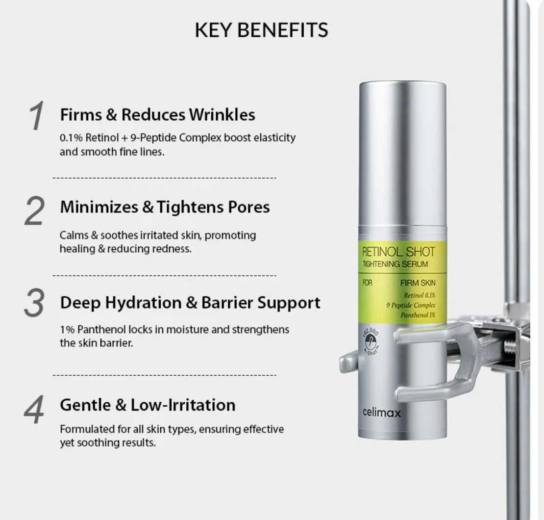 celimax - The Vita-A Retinol Shot Tightening Serum
