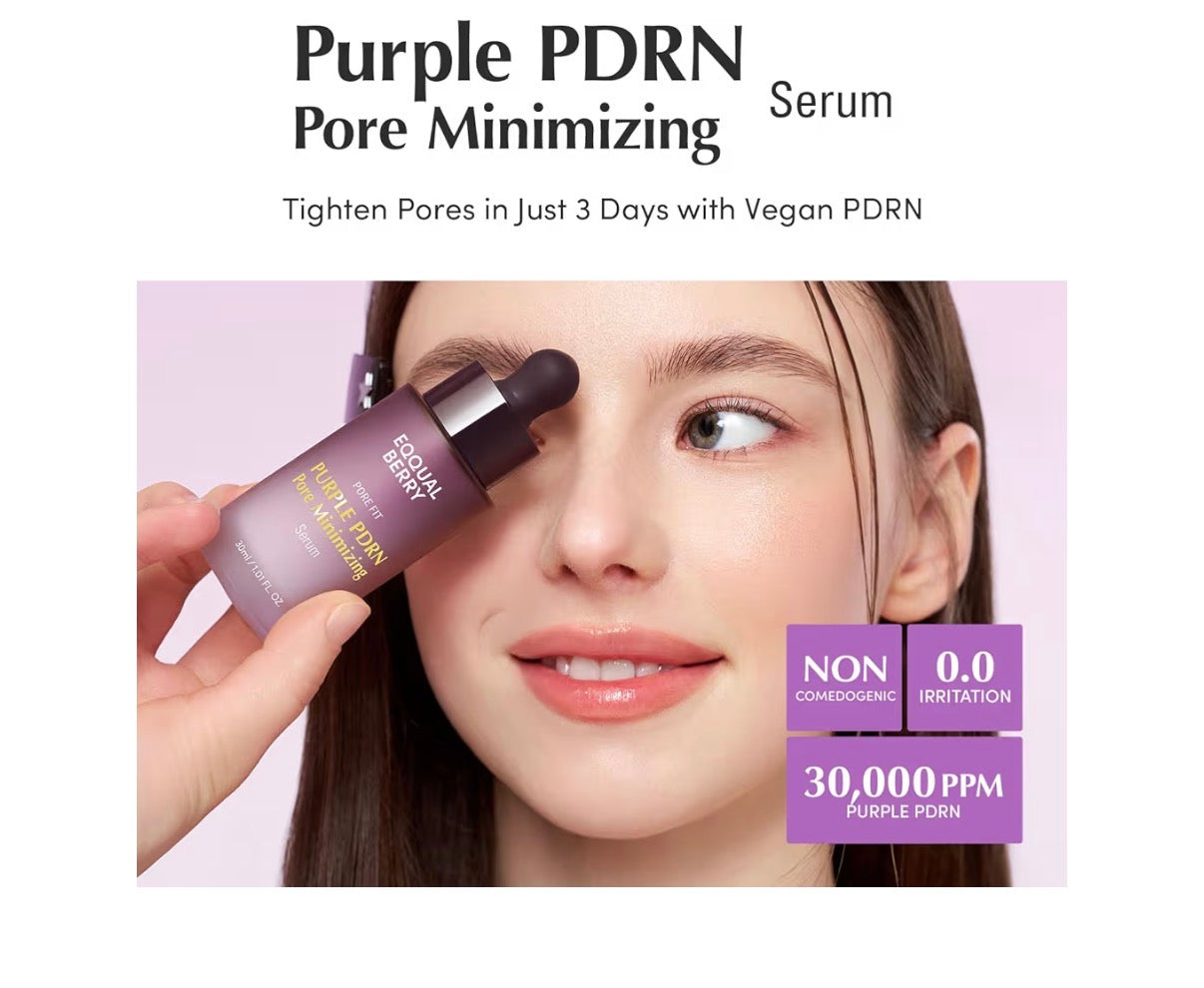 EQQUALBERRY Purple Rice 3-Step Pore Care & Glass Skin Trio