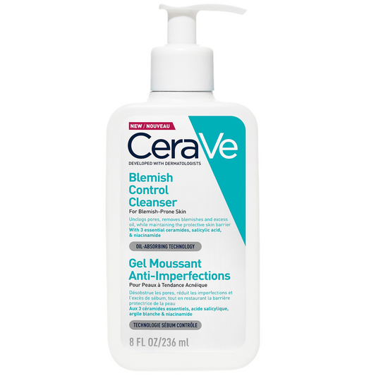 Cerave, Blemish Control Face Cleanser with 2% for Blemish -Prone Skin 236ml