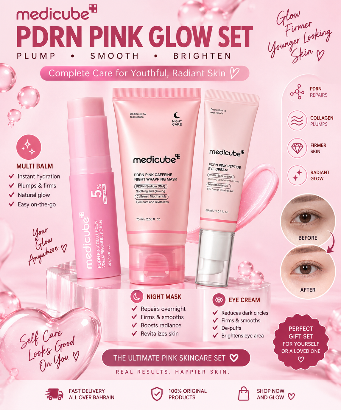 MEDICUBE PDRN PINK GLOW SET ✨