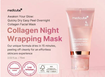 MEDICUBE - Collagen Night Wrapping Mask 75ml