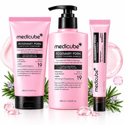✨ MEDICUBE ROSEMARY PDRN HAIR & SCALP TRIO 🌿