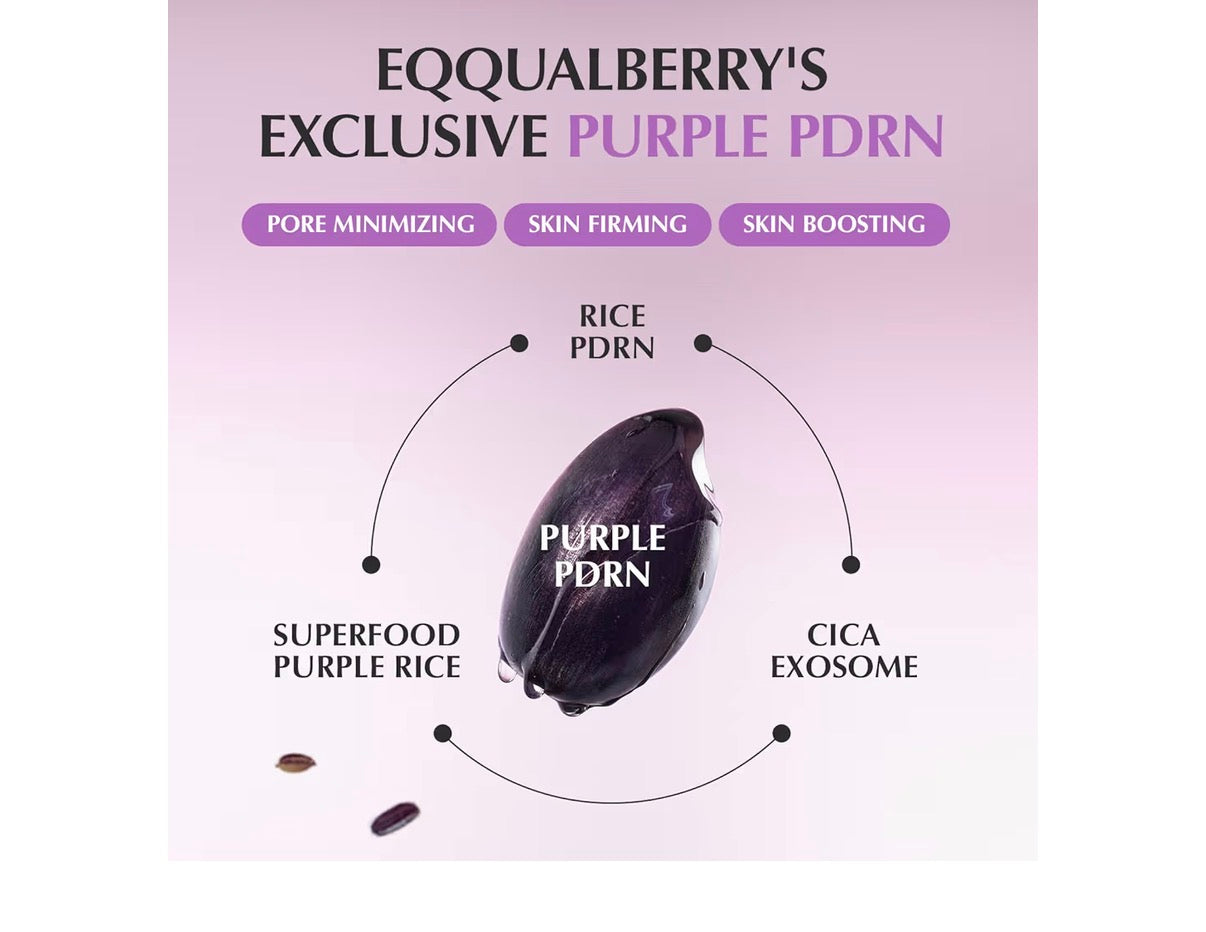 EQQUALBERRY Purple PDRN Pore Minimizing Serum 30ml