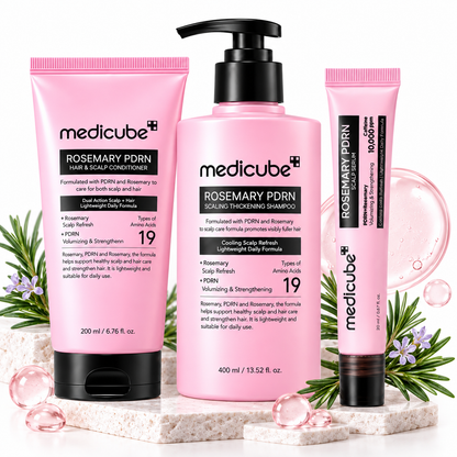 ✨ MEDICUBE ROSEMARY PDRN HAIR & SCALP TRIO 🌿
