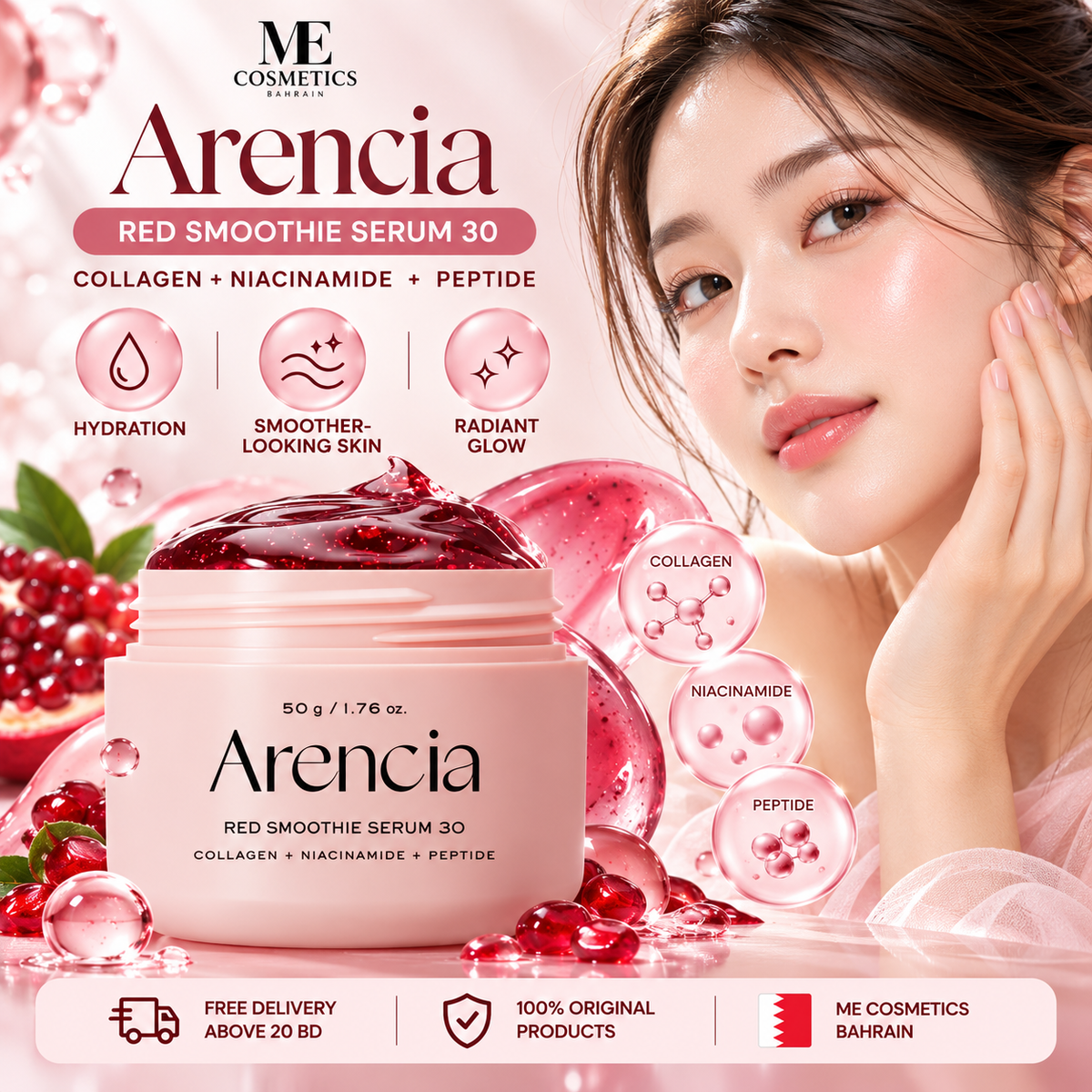 Arenica- Fresh Red Smoothie Serum 30 50g