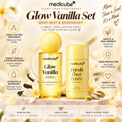 Medicube Glow Vanilla Perfect Duo Set 🤍✨