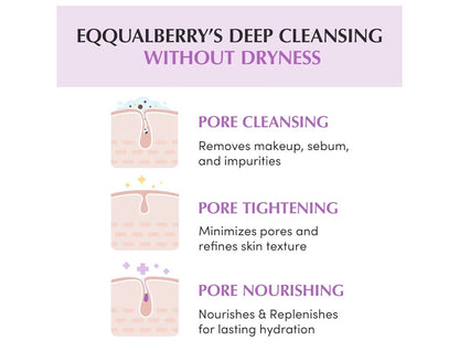 EQQUALBERRY Purple Rice Pore Softening Oil, (200 ml)