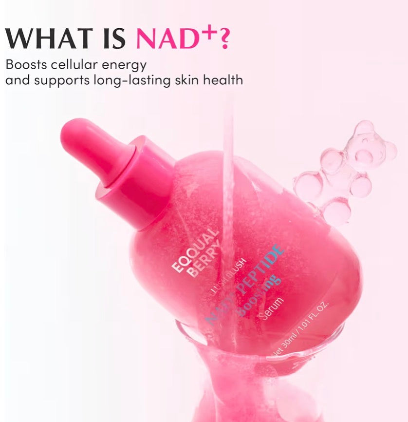 EQQUALBERRY, NAD+ Peptide Boosting Smoothie Serum 30ml