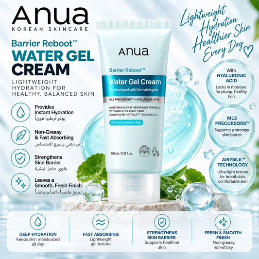 Anua Barrier Reboot Water Gel Cream — 100ml