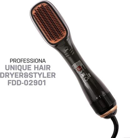 Joy Professional, 2 in 1 Hot Air Styling Comb, Air Styling & Drying System, Multi Style Hair Styling Brush, Hair Dryer