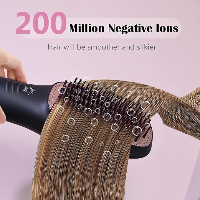 Joy Professional, 2 in 1 Hot Air Styling Comb, Air Styling & Drying System, Multi Style Hair Styling Brush, Hair Dryer