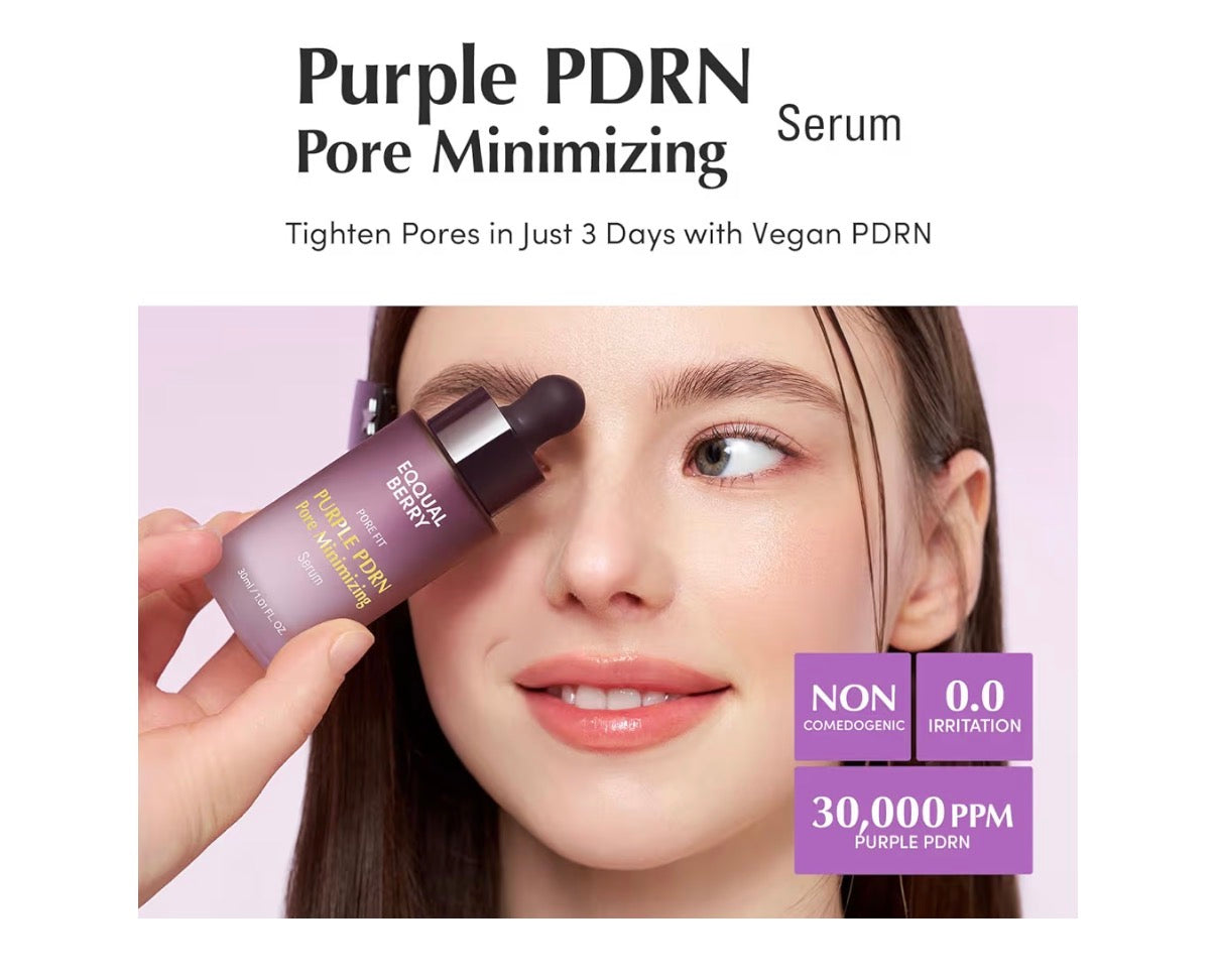 EQQUALBERRY Purple PDRN Pore Minimizing Serum 30ml