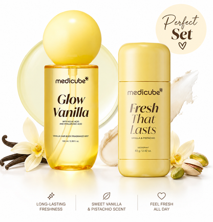 Medicube Glow Vanilla Perfect Duo Set 🤍✨